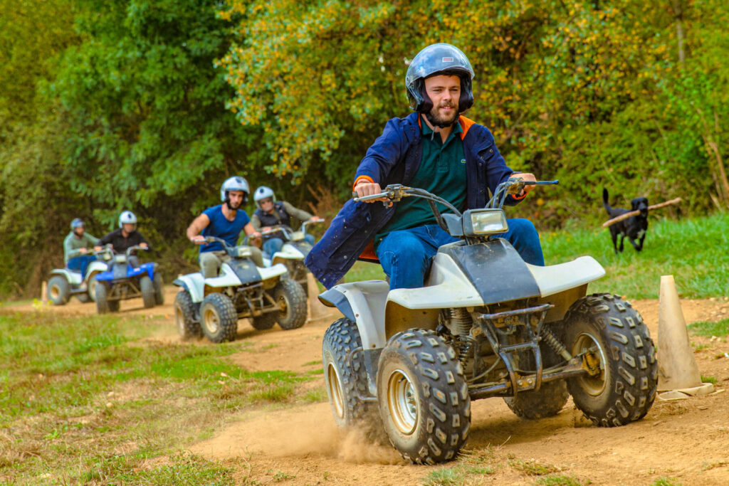 randonné quad en groupe pour un seminaire